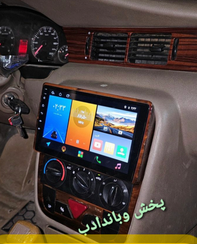 مانیتوراندرویدی سمند مولتی پلکس بادوربین دنده عقب وفریم
